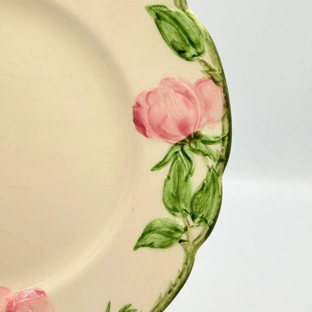 VTG Franciscan Desert Rose Salad Plate Hand Decorated California USA Vintage
